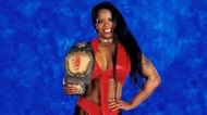 Jacqueline with the Cruiserweight title